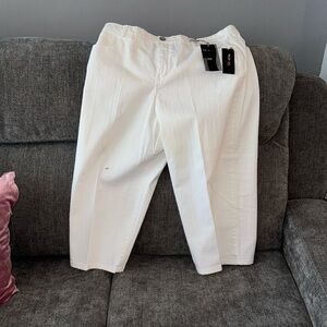 Women white jeans mid rise